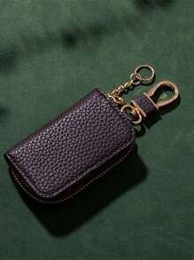 Bolsa organizadora de llaves de gran capacidad universal para hombres, pinza simple para llaves, mini cartera/monedero para mujeres - Multicolor - Ver 4