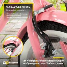 Actionbikes Kinderfahrrad Starlight | 12 Zoll / 16 Zoll / 20 Zoll - V-Brake Bremsen - Schutzblech v. und h. - Kinder Fahrrad für Mädchen und Jungen - Fahrräder - Kinderrad - Jugendrad - Von 2-9 Jahren