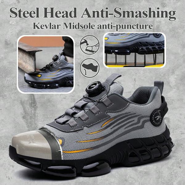 frysen Scarpe da lavoro frysen Uomo Donna Scarpe antinfortunistiche Scarpe con punta in acciaio Scarpe antinfortunistiche sportive traspiranti antiscivolo 36-46 EU