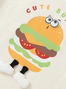 Balabala 2-5岁男童短袖速干T恤，夏季打底衫 - 乳白 - 查看 7