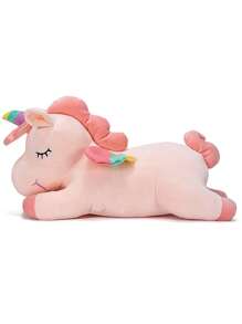 POKOJA LAND Đồ chơi thú nhồi bông hình kỳ lân 9,8 inch, gối ôm hình kỳ lân mềm mại, quà tặng cho trẻ em gái, quà tặng sinh nhật, đồ trang trí ngày lễ, quà tặng lễ hội, đồ trang trí nhà cửa - Nhiều màu - Xem 10