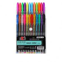 KIT With 12/24/36 Colored Gel Pen NEON COLORS And Pastel 1.0 Mm School Supplies Highlighter - 24 種顏色 - 查看 2