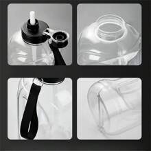 1pc Large Capacity Water Bottle, Heat Resistant Sports Water Jug For Men, Plastic Tumbler Cup - Multicolor - View 2