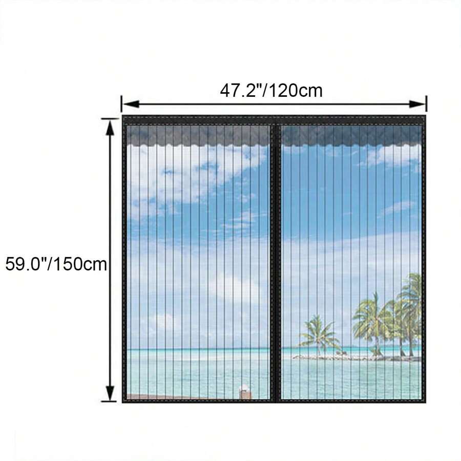 Portes Moustiquaire Magnétiques - Cryptées Pour éviter Les Moustiques