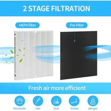 3-Pack AP-1512HH True HEPA Replacement Filter, Compatible With Coway AP-1512HH Mighty Purifier, Part# 3304899, With 9 Extra Carbon Filters