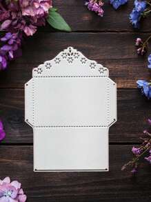 Envelope Template Metal Cutting Dies, DIY Scrapbooking Album And Embossing Stencil, Greeting Card Making Tool, Card Paper Cutting Crafts ,Gift Card Making Template Die Cuts