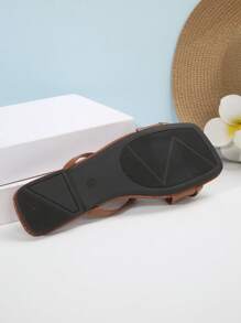 女士平底凉鞋、拖鞋、皮革棕色度假风暴、西亚风格超轻拖鞋