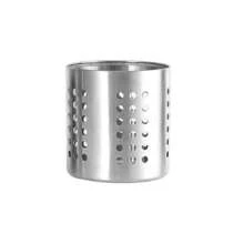 1pc Utensil Holder, Stainless Steel, Wet Kitchen Utensils,Suitable For Large Kitchen Utensils.Chopstick Tube, Chopsticks Storage, Tableware Storage Box, Knife, Fork, Spoon Storage Box
