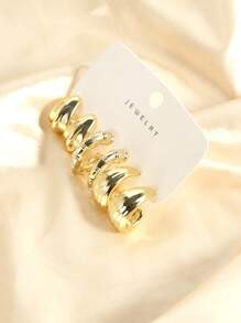 6 a 12 piezas Pendientes de moda y creativos, adecuados para que las mujeres los usen durante todo el año