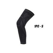 1 Manica compressiva lunga per ginocchio con compressione totale della gamba e supporto per il ginocchio, adatta per uomini e donne, basket, ciclismo, calcio, corsa, accessori palestra, ginocchiere sportive, ginocchiere da palestra