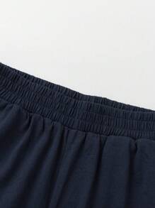 Balabala Boys' Quick-Dry Shorts, Breathable Summer Five-Point Pants, 2025 New Arrival - Dark Blue - View 7