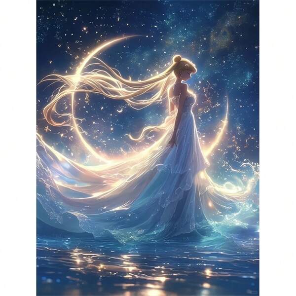 1 Set Diamond Painting Kit, Full Drill Diamond Art Kit - Diamond Dot Painting DIY, Full Drill Art And Craft, Suitable For Home Wall Decor, Gift - Diamond Art Set