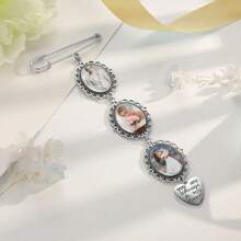 Customized Bridal Bouquet, Bouquet Photos, Wedding Memorial Hall, Memorial Souvenirs, Wedding Gifts, Engraved,Stainless,Colorful,Cute,Adorable,Funny,Kawaii,Y2K,Stylish,Unisex,Casual,Custom,Personalized,Unique,Customized,Ideal Gifts For Him,Ideal Gifts For Her,Her,Boyfriend,Girlfriend,Family,Friends,Vacay Vibes,Apparel Accessories,Halloween Edit,Freshman, Sophomore, Underclassmen - Multicolor - View 5