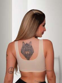 Kit Up To 2 Seamless 3D Laser Lace Fitness Bra Tops In Assorted Colors, Comfortable With Removable Pads - 多彩 - 查看 10