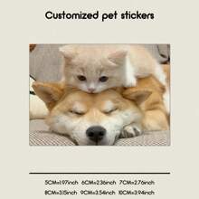 [Custom] Laminated Pet Sticker, Carry Your Beloved Pet Cuteness Everywhere. Whether It Is On A Water Cup, Notebook, Or Luggage, You Can Always Feel The Warm Companionship Of Your Furry Friend.,Back To School Fashion - Multicolor - View 113