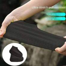 1 Pair Silicone Shoe Cover Waterproof Non-Slip Thickened Wear-Resistant For Adults Men And Women Rain Portable No Odor Silicone Shoes Camping Camping Stuff