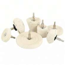 Polishing Buffing Pads Mop Wheel Buffer Pad Drill Kit For Car Polisher 7Pcs Set - Beige - View 7