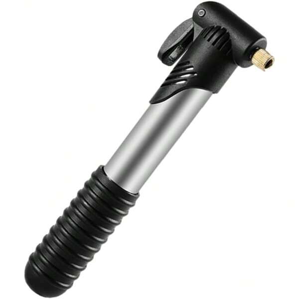 1pc Bomba de ar de metal dobrável portátil para bicicleta/mountain bike/bicicleta de estrada/bicicleta dobrável/scooter