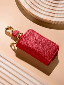 Bolsa organizadora de llaves de gran capacidad universal para hombres, pinza simple para llaves, mini cartera/monedero para mujeres - Multicolor - Ver 9