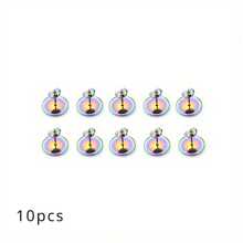 10/100pcs Multi-Size Metal Blank Post Round Stud Earrings Base Earbuds DIY Earbuds Make Earring Accessories