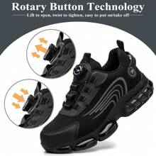 Frysen Work Shoes Men Women Shoes Steel Toe Cap Shoes Sporty Breathable Non-Slip Shoes 36-46 EU