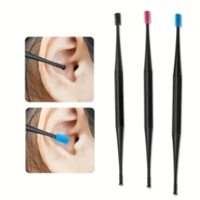 3/6/9 Soft Silicone Earwax Cleaning Set - Gentle And Spiral Cleaner Set With Pick, Spoon And Scraper For Healthy Ears - View 5