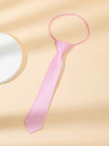 1 件 32 厘米可调节纯色窄领带，适合儿童、学生、表演、搭配西装、正装衬衫的日常配饰 - 彩色 - 查看 27