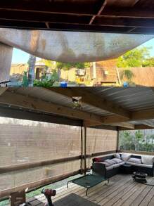 1 pieza Toldo de gazebo, tela de sombra, pantalla de privacidad con ojales reforzados para exteriores, patio, jardín, gazebo, toldo, casa para mascotas, plantación de plantas