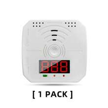 Carbon Monoxide Detector, Portable CO Detector For Travel, Battery Powered CO Gas Monitoring Instrument, Alarm Sound And Light Alarm, Portable CO Detector For Household Kitchen