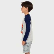 Super Mario Long Sleeved Top | Official Mario Boys' T-Shirt | Kids Long Sleeve T-Shirts - Grey - View 3