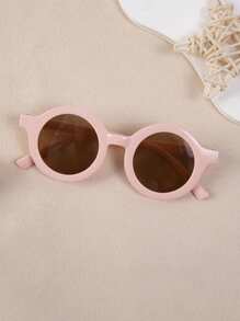 2pcs/Set Exaggerated Bow Headband & Circular Eyeglasses Frame Decor Fashion Sweet Cute Kids Hair Accessories