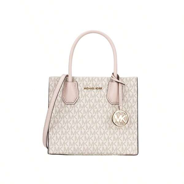 Michael Kors Sac à main croisé pour femme Presbytary PVC moyen MERCER 35S1GM9M2B PWD BLSH MLT