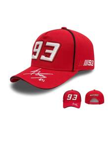 2025 Racer 93 Embroidery Women's Baseball Cap Mesh Hat, Comfortable Breathable For Summer, Sports Chic For Racing Fans, Suitable For Daily Wear, Watching Matches, Birthday & Valentine's Day Gifts - 93 Mesh Cap - View 6