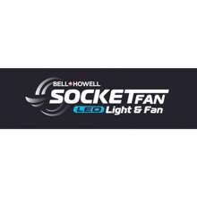 Bell+Howell Socket Fan Light With Remote - 1800cfm Ceiling Fan Screws Into The Light Socket - Black - View 11