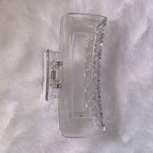 Big Hair Clip For A Stylish Look - Clear - View 2