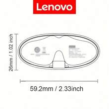 Lenovo EA210 True Wireless Earbuds – 13mm Dynamic Driver For Dolby-Level Stereo Sound, Ultra-Low Latency Gaming & HD Calls, 30H Playtime With 200mAh Charging Case, Comfort Fit For Sports & Music