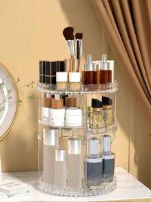 1pc 360 Degree Rotating Makeup Organizer, Transparent Makeup Display Stand, Large Capacity Dresser Storage Rack , For Lipsticks, Brushes, Creams, Eyeshadows, Nail Polishes And Jewelry, Cosmetic Storage Box For Desk, Bathroom, Dresser-Transparent Bag,Room Decor, Bags,Makeup Bag,Vanity,Travel,Make Up Bag,Travel Essentials,Organizer,Storage,Travel Essential,Makeup Organizer,Makeup Bags,Make Up Organizer,Organiser,Toiletry Bag,Desk Organiser,Cosmetic Bag,Makeup Pouch,Make Up Organize,Vanity Accessories,Make Up Pouch,Make Up Bags,Jewellery Box,Pouch,Makeup Brush Holder,Brush Holder,Perfume Organiser,Pouch Bag