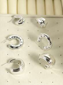 6 a 12 piezas Pendientes de moda y creativos, adecuados para que las mujeres los usen durante todo el año