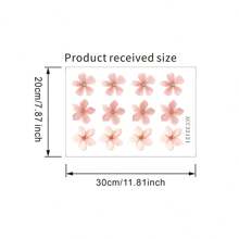1 件 20 厘米 * 30 厘米花卉撕贴墙贴，创意家居装饰墙贴，衣柜房间装饰墙面装饰浴室装饰卧室装饰房间装饰用品客厅装饰房屋装饰家居装饰客厅墙纸贴纸个性化贴纸