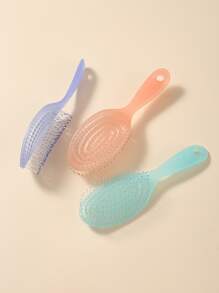 每个人都喜欢这款梳子，它具有可爱精致的镂空设计。它是完美的情人节礼物。它配有头皮按摩功能，可用于干发和湿发。它能有效梳理头发，使头发顺滑无结。其紧凑的尺寸确保了便携性，让您轻松随身携带。 - 彩色 - 查看 1