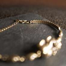 1pc Gold Ingot Bracelet Retro Ramadan Style Bracelet Ramadan Gift Bronze Bracelet Beautiful And Practical Details Highlight The Festive Charm, Convey Deep Feelings, Add A Special Memorial For Your Ramadan.