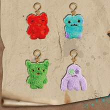 ZURU Fuggler Cute Monster Keychain About 4.5inch Cute Monster Funky Tooth Ugly Funny Adult Interesting Doll Perfect Gift For Collection Birthday