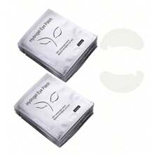 100 piezas Almohadillas para extensión de pestañas, Parches de hidrogel para pestañas, Almohadillas de gel libres de pelusa para maquillaje de ojos, Herramienta de belleza