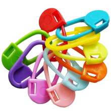 20pcs/80pcs/160pcs Mixed Color Knitting Crochet Stitch Markers Assorted Sewing Knitting Locking Needle Row Counter Markers DIY Craft Plastic Pins Weaving Stitch Holders - Color Mixing - View 3