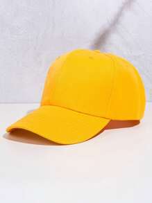 1pc Unisex Solid Color Simple Classic Casual Baseball Cap, Suitable For Outdoor Activities And Casual Parties