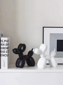 1pc Jeff Koons 北欧现代简约气球狗疗愈摆件雕塑北欧Ins壁挂家居酒柜电视柜装饰桌面创意工艺品摆件