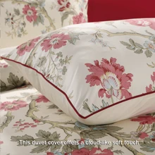 LISSTHER 3pcs 600 TC Duvet Cover Set (Without Core), Luxury Vintage Country Floral Shabby Chic, Soft & Skin-Friendly Bedding Set, Include 1 Duvet Cover And 2 Pillow Case, Suitable For Home, All-Seasons
