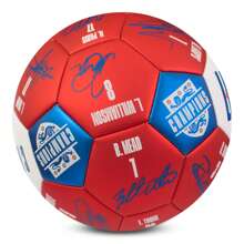 England Football England Lionesses Champions Signature Football - Red and White - View 3