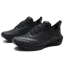 XTEP Tênis de corrida masculino confortável, respirável, esportivo, casual 876219110043 preto