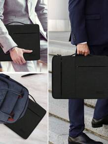 NEWHEY 13-14 Inch Waterproof Business Laptop Sleeve, Fits 13 Inch Laptops, Laptop Protective Case, Briefcase, Laptop Bag, For Men - Multicolor - View 3